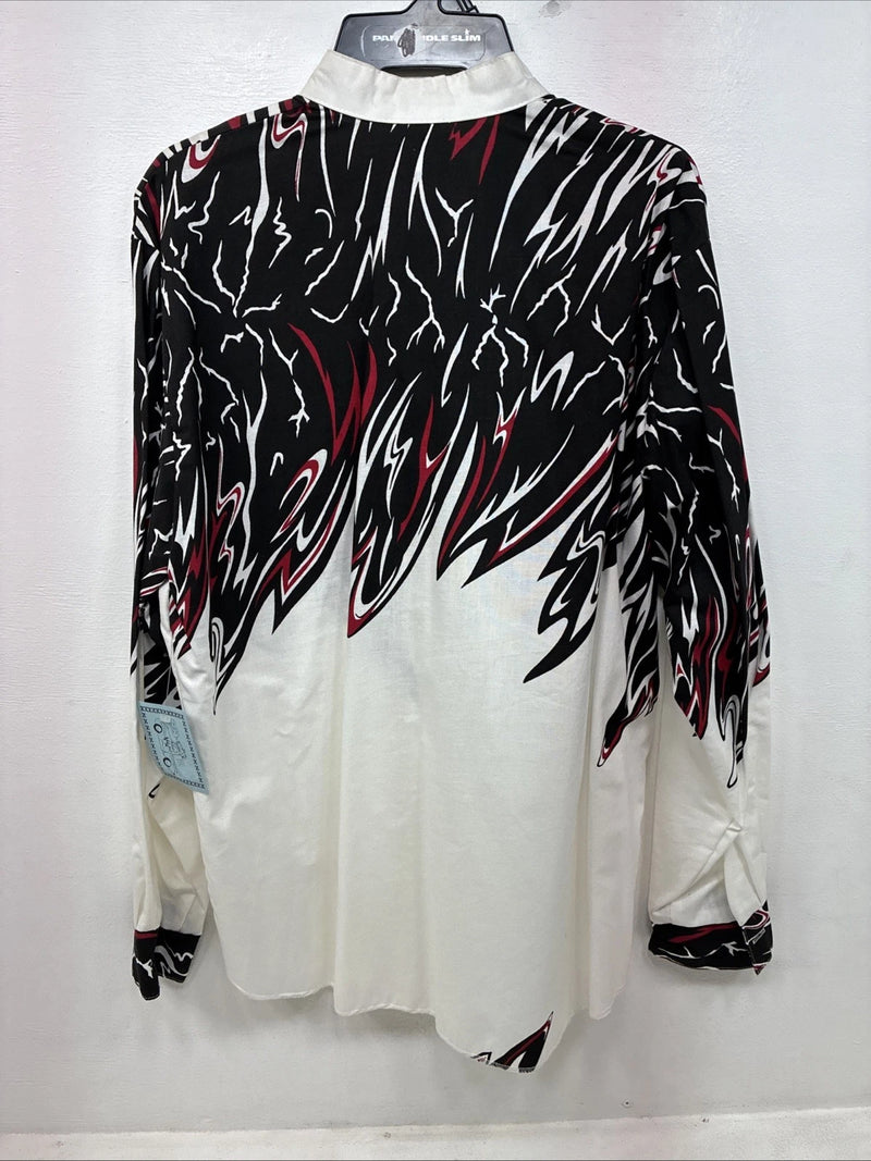 New Women’s Cowboy Threads Designed Long Sleeve Button Up Large TT-9