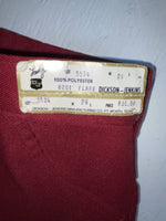 New Vintage Red Dickson Jenkins Polyester Pants #5534 3A-45