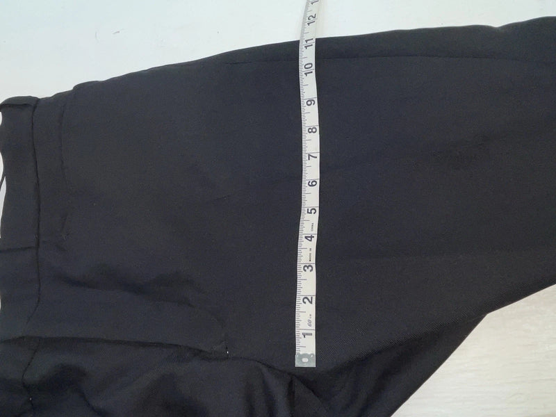 New Vintage Black Crimplene Polyester Pants XX-90