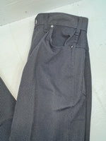 New Vintage Black Speckled Miller Polyester Pants #2624 3A-47