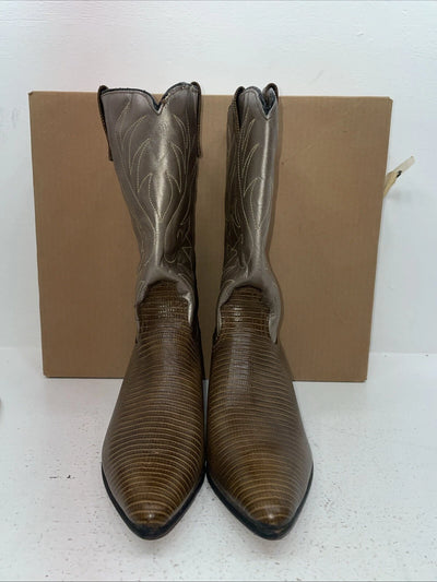 New Women’s Brown Acme Cowboy Boots. 644 8.5 8 1/2 C. 15-38