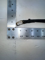 New Black Genuine Leather Beaded 28” Belt NN-34