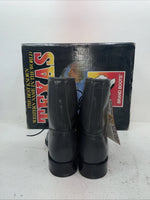 New Men’s Gray Lace Up Texas Brand Cowboy Boots. 8852 10 E E. 7-18