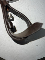 New Silver Fox Brown Draft Snaffle Bridle #20-8555-7 BB-14