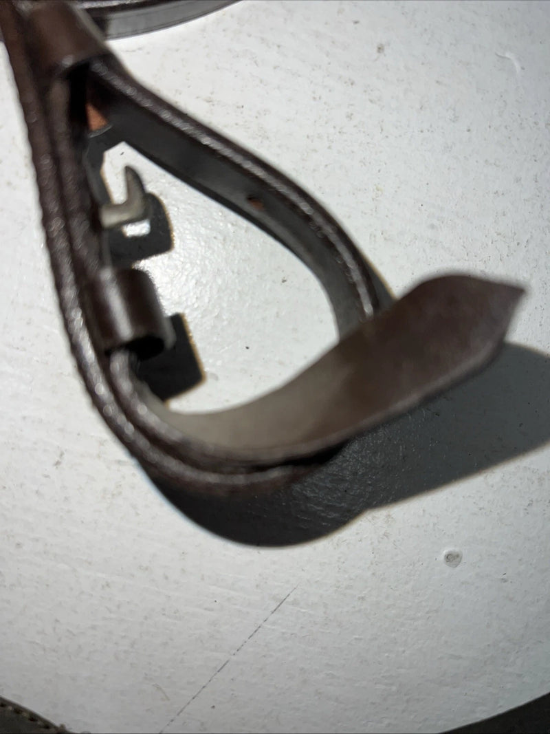 New Silver Fox Brown Draft Snaffle Bridle #20-8555-7 BB-14