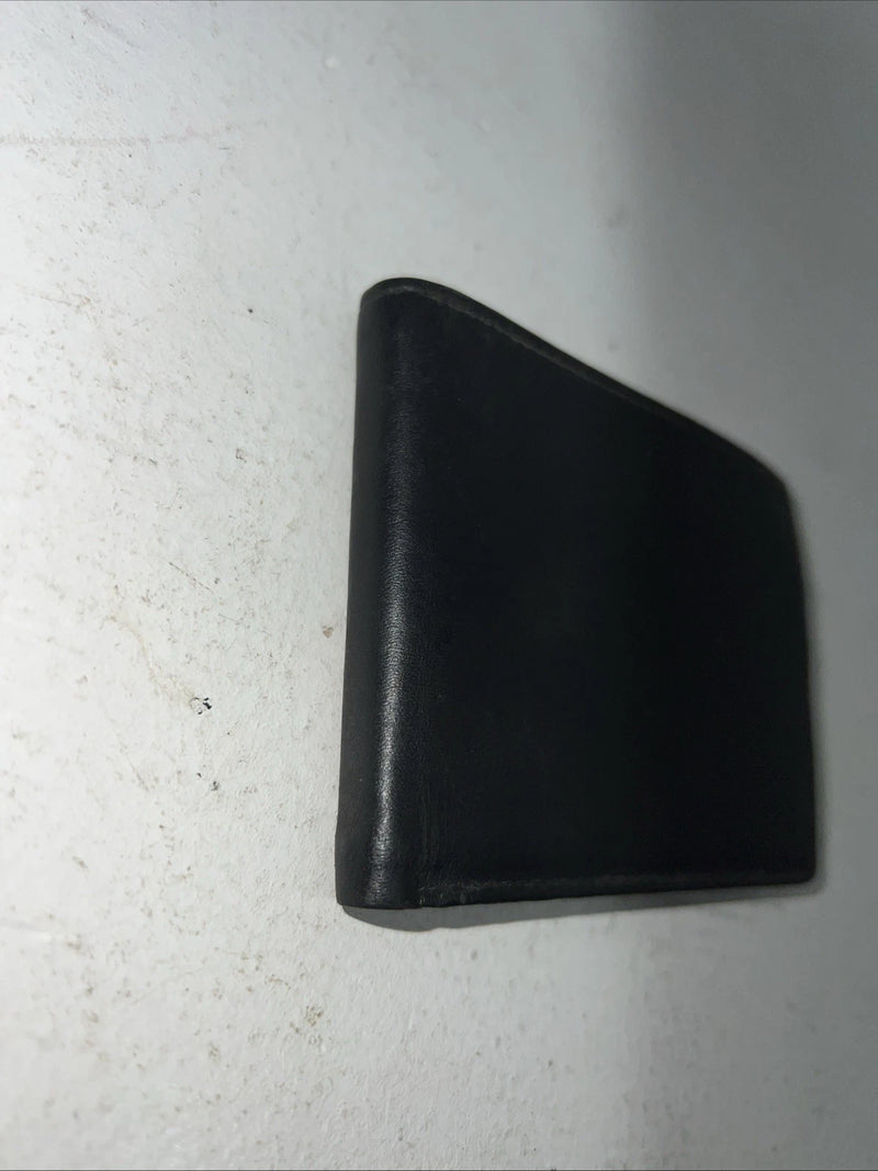 New Black Leather Men’s Wallet P-502