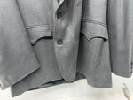 New Men’s Circle S Gray Suit Jacket 52L #24244 W-603