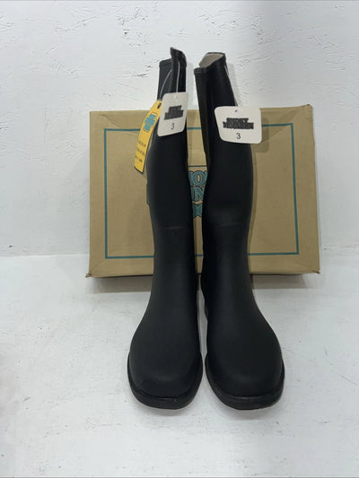 New Children’s Black Rubber Smoky Mountain English Riding Boots. 2705 3 M. 12-69