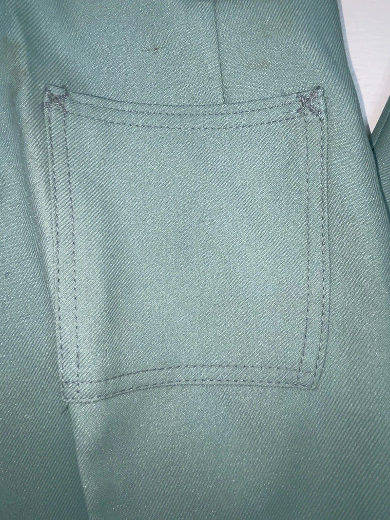 New Vintage Turquoise Dickson Jenkins Polyester Pants #581 SS-78