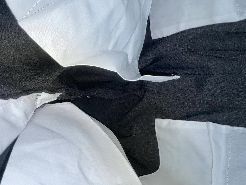 New Vintage Gray Circle S Polyester Pants #CP4776 XX-82