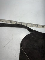 New Equi-grip Brown Show Chaps With Fringe Adjustable Waist 38” L-37