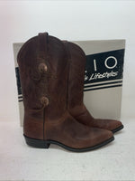 New Men’s Brown Capezio Cowboy Boots. M C 611 8.5 8 1/2 E E. 3-124