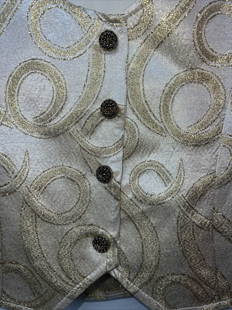 New Women’s 1849 Authentic Ranchwear Gold Show Vest XXL #3165 WW-38