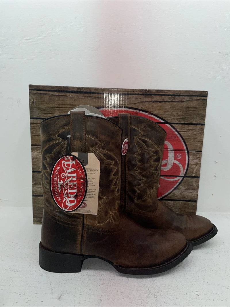 New Men’s Brown Laredo Cowboy Boots. 67902 9.5 9 1/2 E W. 5-29