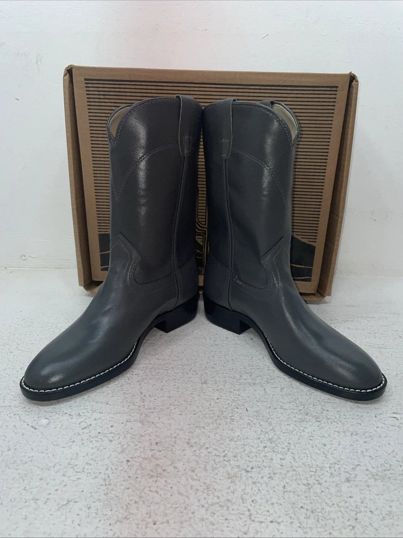 New Children’s Grey Laredo Cowboy Boots. 23036 3.5 3 1/2. 22-42