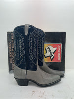 New Men’s Gray Texas Brand Cowboy Boots. 5502 10.5 10 1/2 D. 8-30