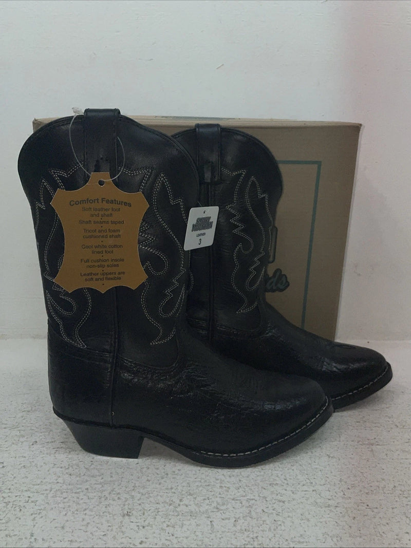 New Kids Black Smoky Mountain Cowboy Boots. 1117 C 3. 23-164