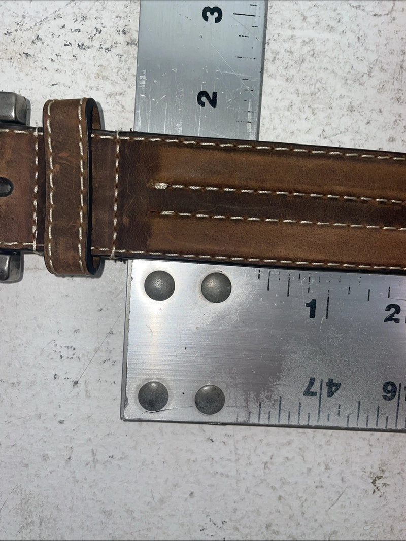 New Brown Genuine Leather HD Xtreme 32” Belt #N2710244 Z-21