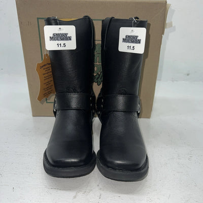 New Children’s Black Smoky Mountain Cowboy Boots. 2405C 11.5 11 1/2 D. 24-95