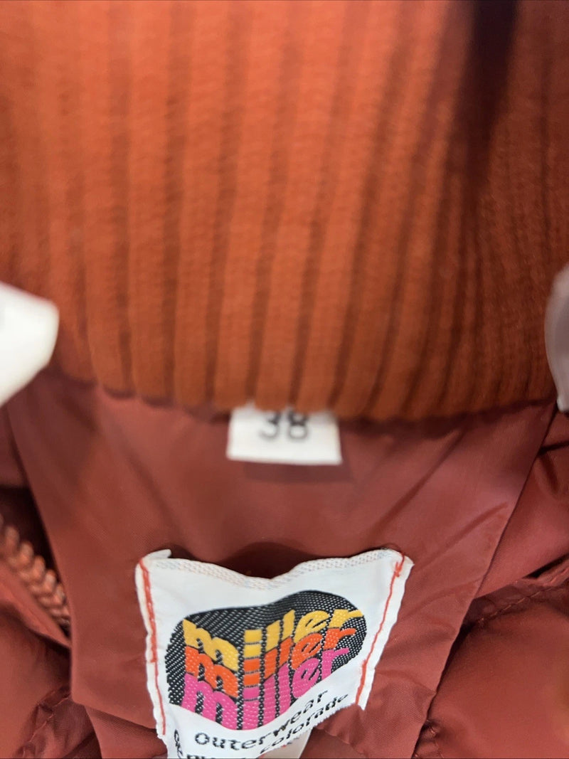 New Women’s Orange Miller Puffer Jacket 38 WW-52