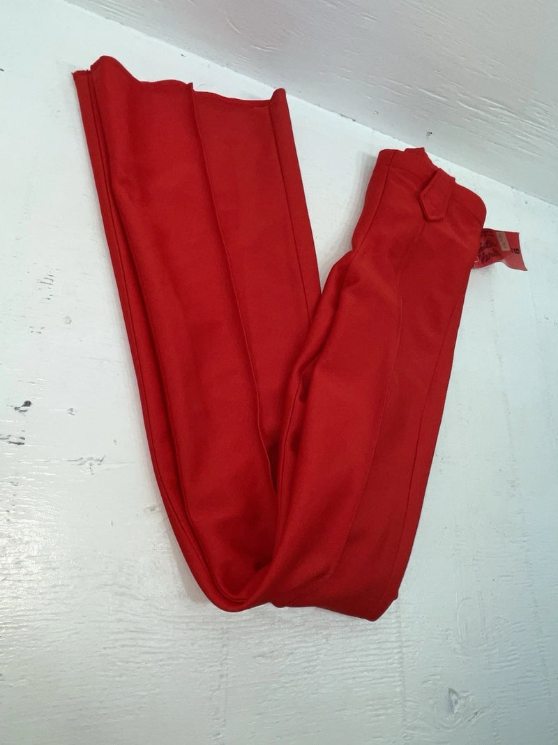 New Vintage Red Western Heritage Polyester Pants #G31 ZZ-52