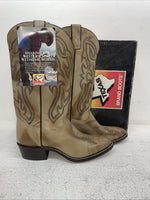 New Men’s Brown Texas Brand Cowboy Boots. 7808 9 D. 3-84
