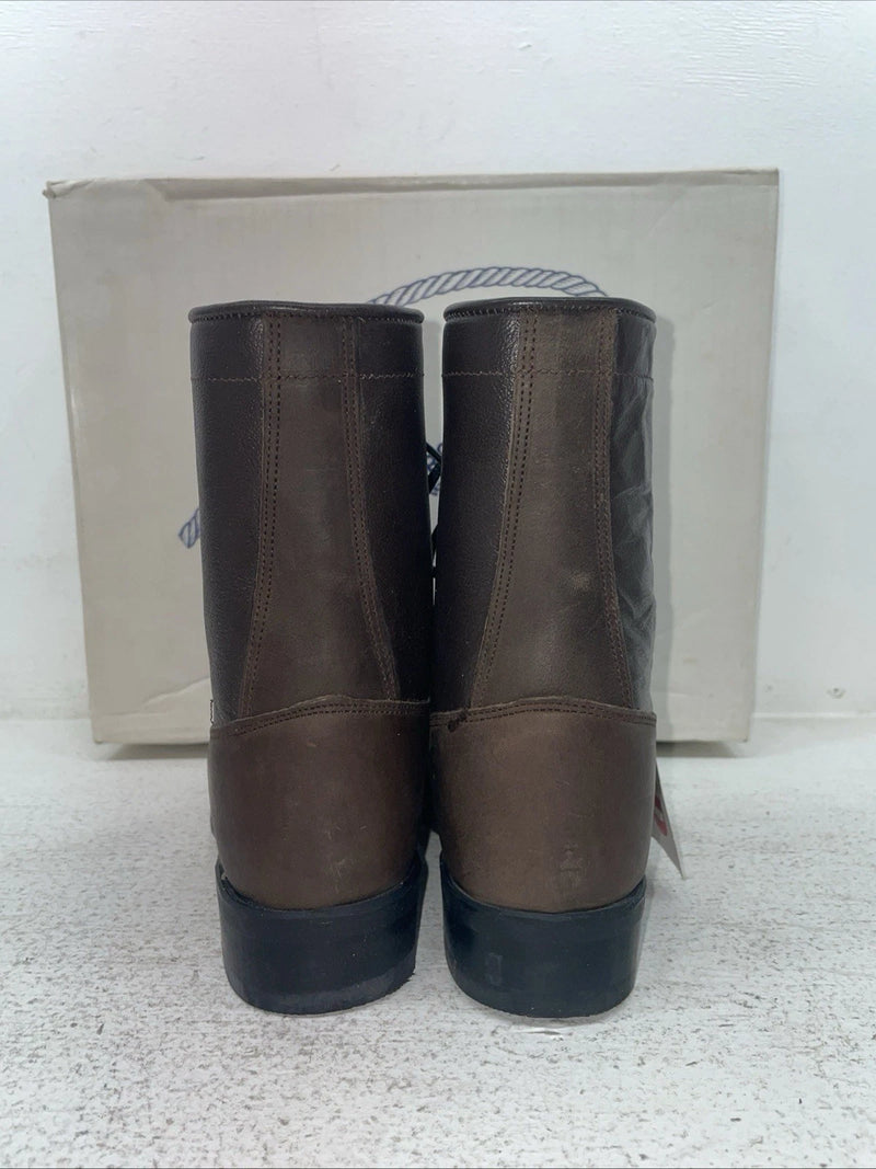 New Youth Brown Lace Up Old West Cowboy Boots. 5148 G 4. 22-61