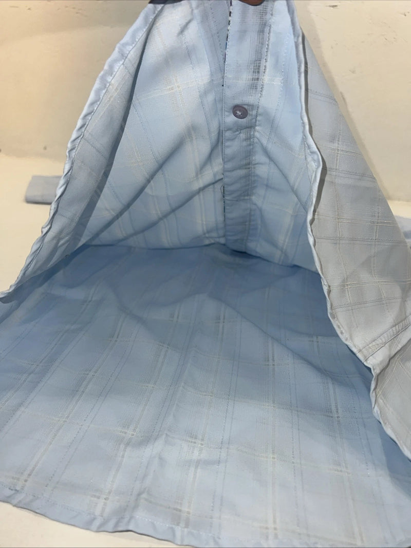 New Women’s Blue RHC Short Sleeve English Shirt. 32 68201-301 G-38