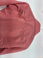 New Kids Dickson Jenkins Red Checker Long Sleeve Pearl Snap Size 16 CC-91