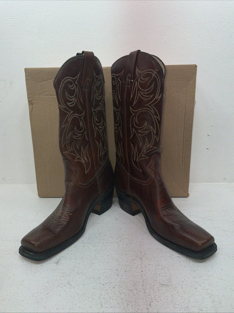 New Men’s Brown Texas Brand Cowboy Boots. M 311 9.5 9 1/2 D. 5-11