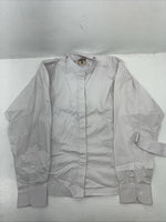 New Women’s White Comfort Riders Long Sleeve English Riding Shirt. 38 G-26 
