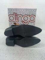 New Youth Black With Fringe Dingo Cowboy Boots. C 3220 6 D. 2-150