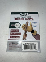 New Tough 1 Soft Cowhide Rodeo Bull Riding Glove Large #58-5900 3C-30
