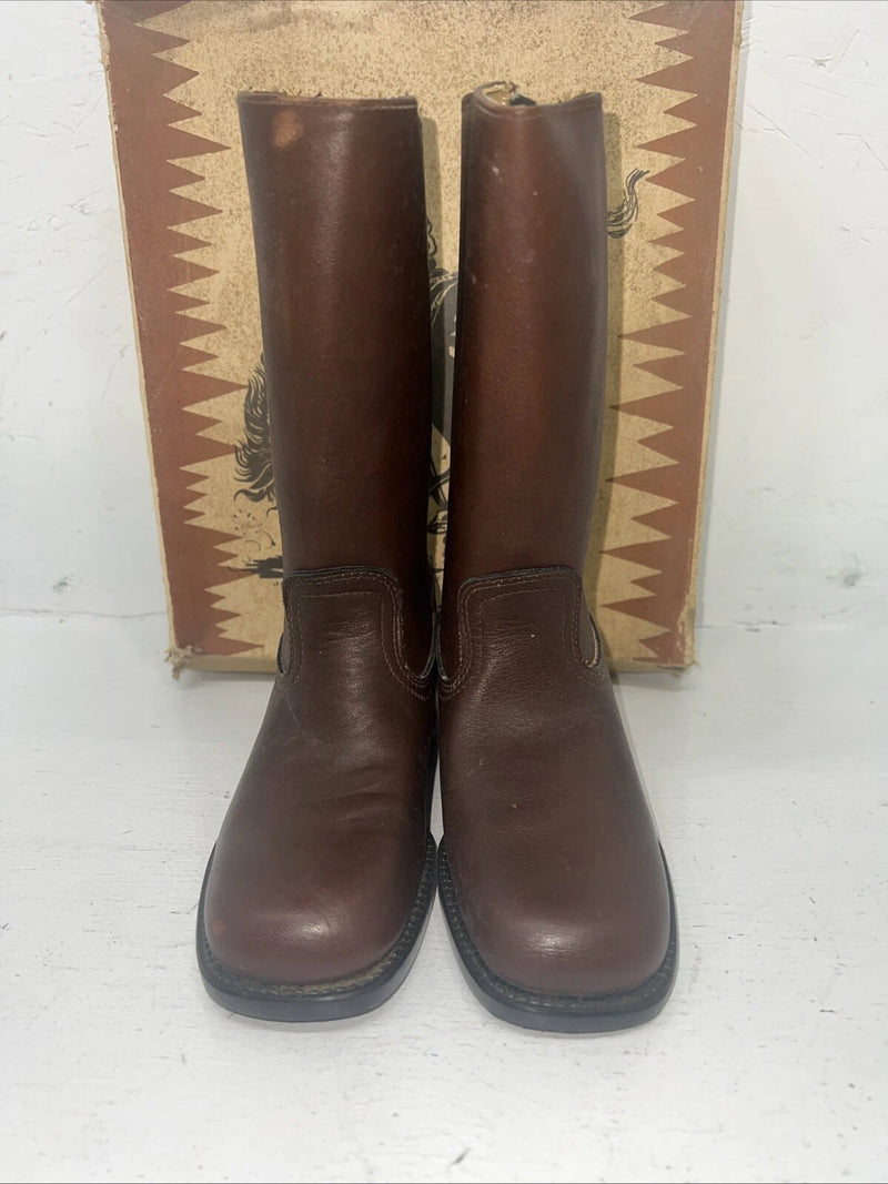 New Children’s Brown Rodeo Cowboy Boots. 11.5 11 1/2 D. 24-84