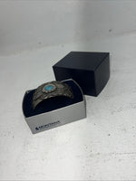 New Women’s Montana Silversmiths Silver Scroll Turquoise Bracelet. BC1225 A-62