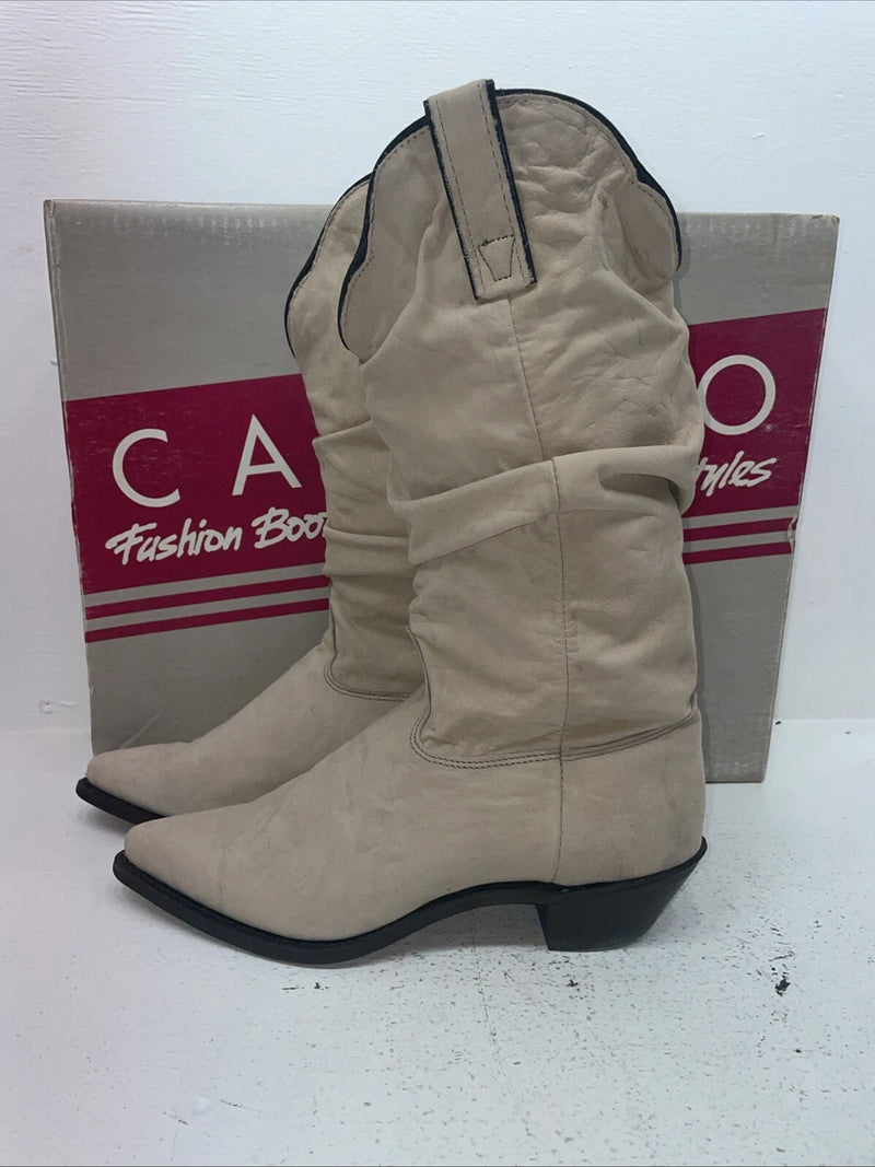 New Women’s Cream Capezio Cowboy Boots. L 509 9 M. 15-62