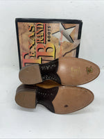 New Men’s Brown Texas Brand Cowboy Boots. M 195 8 D. 1-123