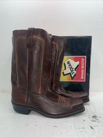New Men’s Brown Texas Brand Cowboy Boots. M 811 13 D. 10-49