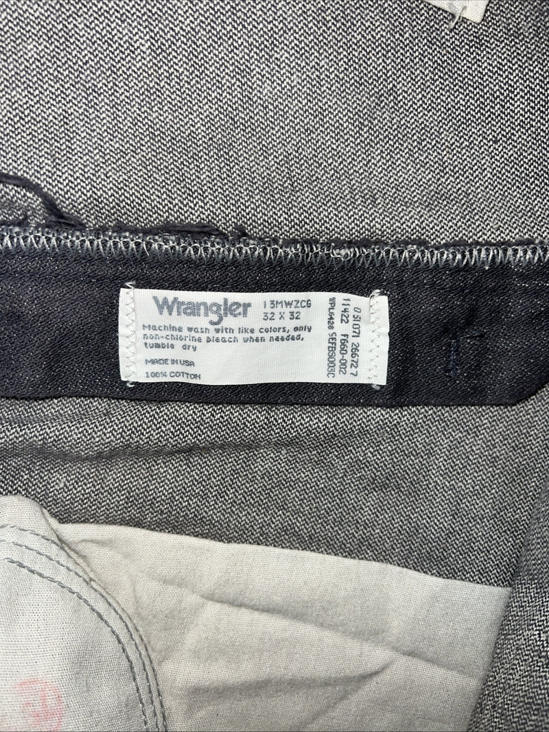 New Men’s Grey Wrangler Original Fit Denim Jeans. 30x34 Q-10