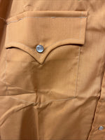 New Women’s Champion Western Orange Design Long Sleeve Pearl Snap 14.5 MM-41