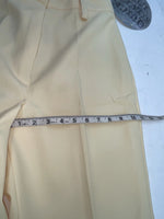 New Vintage Yellow Quick Silver Polyester Pants #2662 VV-93