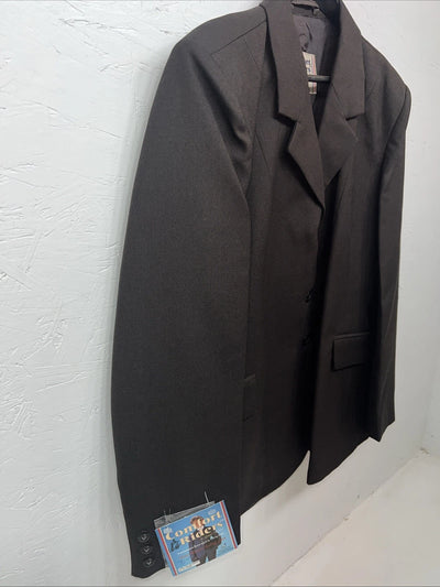 New Women’s Comfort Riders Black Hunt Meister Riding Coat 20R JJ-610