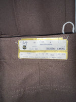 New Vintage Brown Dickson Jenkins Polyester Pants #5991 ZZ-88