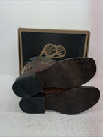 New Youth Brown DBL Barrel Cowboy Boots. 4476232 5. 2-94