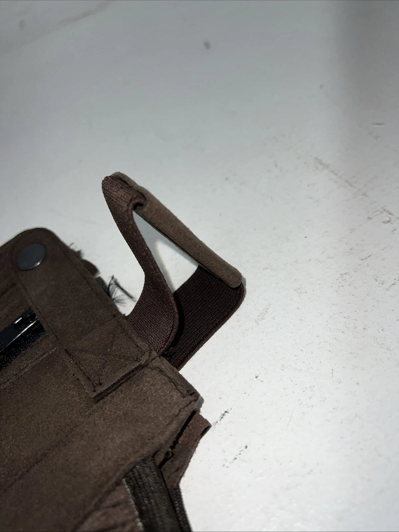 New Tough 1 Equi-Grip Synthetic Suede Half Chaps Small #63-67 H-508