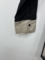 New Kids Cowboy Threads Black Tan Long Sleeve Button Up Size 5 TT-24