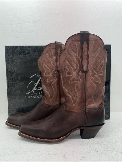 New Women’s Brown Dan Post Cowboy Boots. 3693 9.5 9 1/2 M. 4-66
