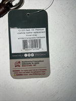 New Tough 1 Dark Oil Cowhide Leather Replacement Throat Strap #12-325 R-501