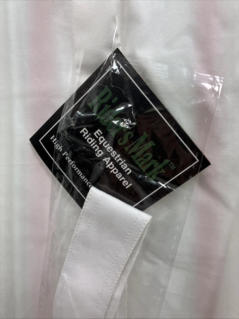 New Riders Mark White Long Sleeve Button Up English Shirt Size 40 DD-6