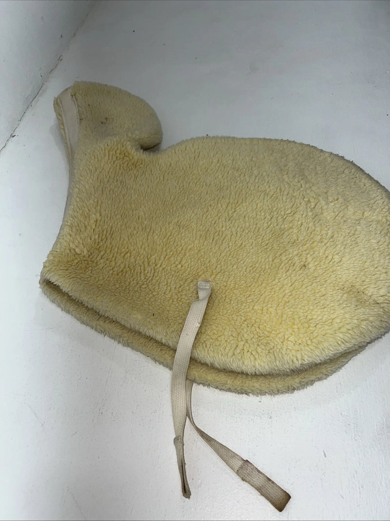 New Yellow Wool English Saddle Seat Cover PP-16